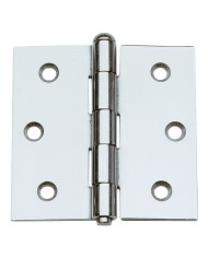 CERNIERA IN ACCIAIO INOX ART.124IN mm. 64 x 64 - pz. 2